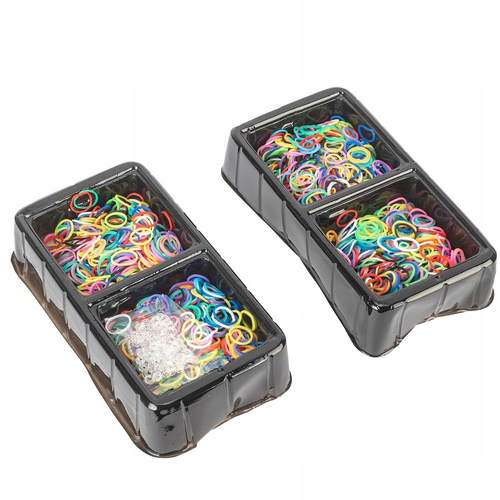 GUMKI DO ROBIENIA BRANSOLETEK LOOM BANDS I KLIPSY