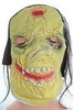 Maska Gumowa Kolorowa Straszna Halloween Z Włosami Przebranie Bal