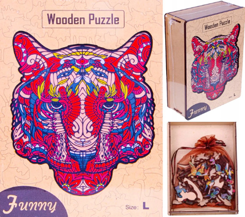 Drewniane Puzzle Dla Dorosłych Układanka Prezent