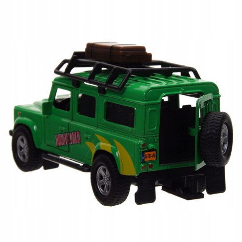 Auto Land Rover Przyczepa Do Przewozu + Dinozaur
