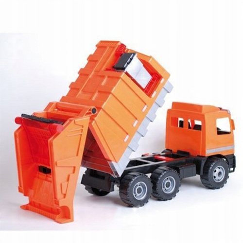 Śmieciarka Lena Pomarańczowa Seria Maxi, 3 Osie