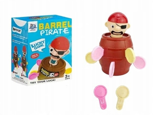 Gra Zręcznościowa Pirat W Beczce Nabijanie Beczki Pirata Gra Rodzinna