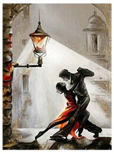 Diamentowa Mozaika Haft Kobieta I Mężczyzna 30x40