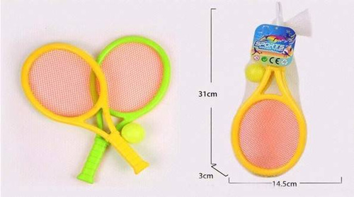 RAKIETKI Z LOTKĄ I PIŁKĄ, pak-144
Wymiary : 14,5cm x 3cm x 31cm