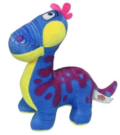 PLUSZ DINOZAUR 26 CM NIEBIESKO-FIOLETOWY, pak 66
wymiar 26 cm