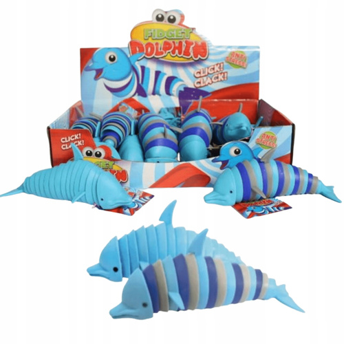 Delfin Elastyczny Antystresowy Sensoryczny Fidget 18cm