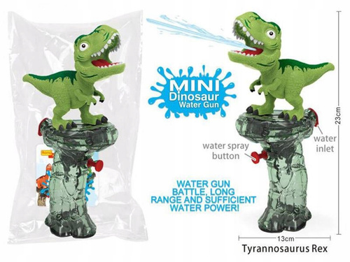PISTOLET NA WODE Z DINO TRICERATOPS ,PSIKAWKA