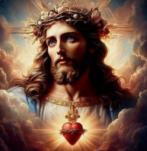 Diamentowa Mozaika Jezus W Koronie Cierniowej 30x40Cm Kreatywne Diamenty