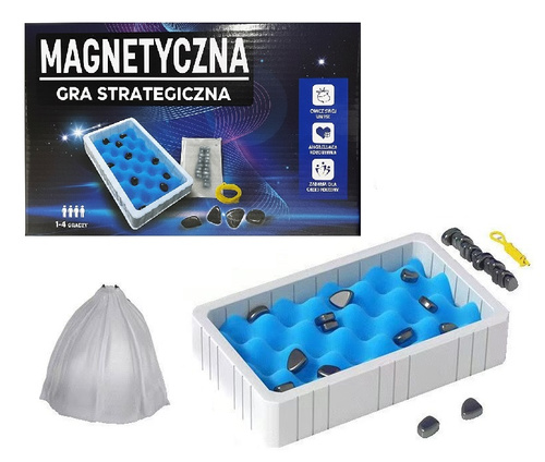 Gra Strategiczno-magnetyczna 20 Kamieni Logiczna Gra Dla 4 Osób