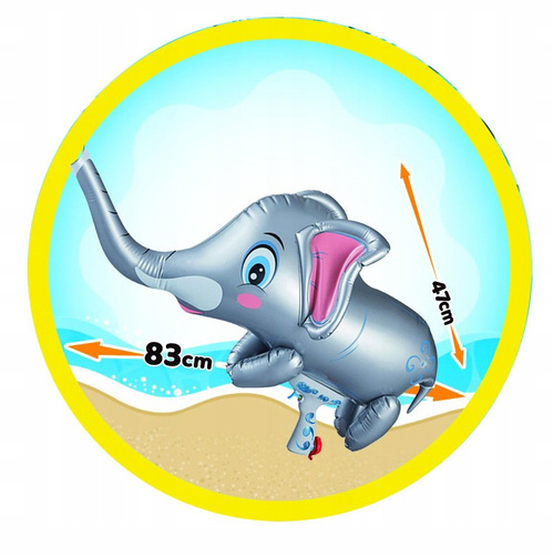 Pistolet Na Wodę Zabawka Dmuchana 2w1 Ogromna Pompowana Słoń