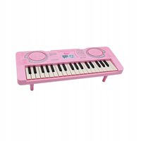 Keyboard Pianino Dla Dzieci Z Efektami Dźwiękowymi Kolor Różowy