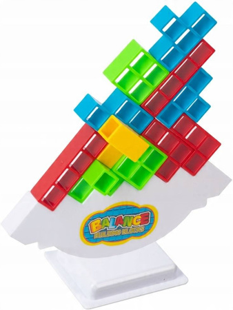 Gra Układanika Logiczna Rozwijająca Balansujące Klocki Tetris