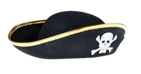 CZAPKA PIRATA DUŻA, pak 200 
część pirackiego stroju, duża