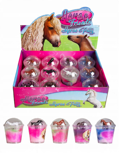 Norimpex Masa Żelowa Horse Friends 4 Rodzaje Z Figurką Konia
