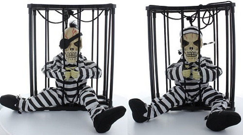 WIĘZIEŃ W KLATCE Z DŹWIĘKAMI