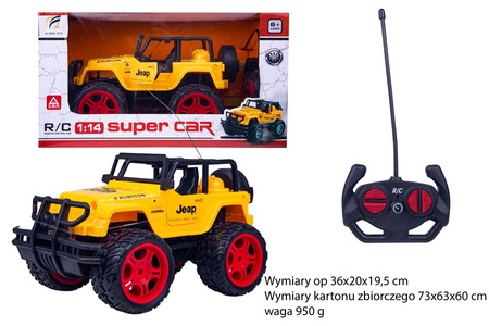 AUTO NA RADIO PAK 18 
Wymiary op 36x20x19,5 cm
Wymiary kartonu zbiorczego 73x63x60 cm
waga 950 g