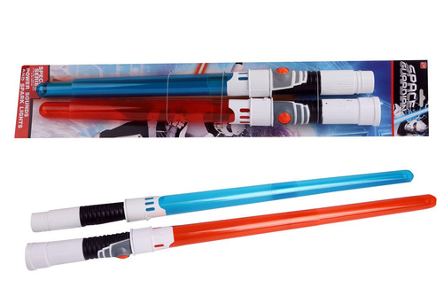 DWA MIECZE ŚWIETLE ŚWIATŁO /DŹWIĘK ,MIECZ LASER