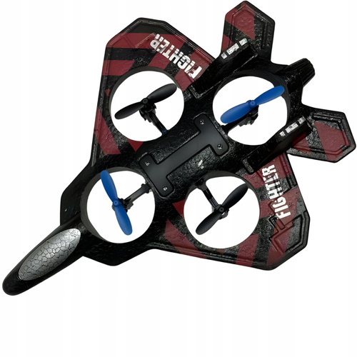 Dron Samolot Latający Piankowy Nauka Latania Sterowany Pilotem Czerwony