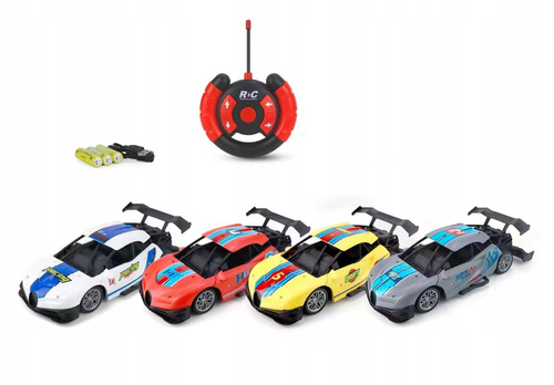 Auto Zdalnie Sterowane Sportowy Samochód Racin R/C Car Z Spoilerem