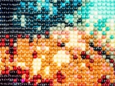 Diamentowa Mozaika Zima Widok Z Górskiego Szlaku Haft Kreatywny 30x40 Cm