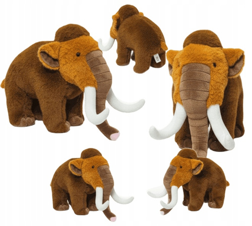 Maskotka Mamut Pluszowy 40 Cm Miękki W Dotyku Do Przytulania