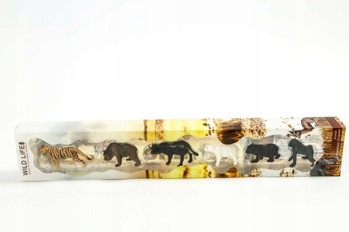 Zwierzęta Dzikie Figurki 6 Szt