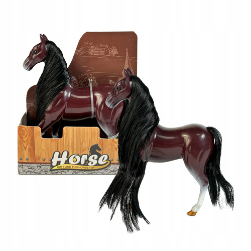 Figurka Konia Z Długą Grzywą Konik Kolekcjonerski