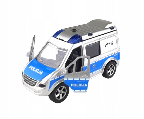 Samochód Pojazd Autko Dla Dzieci Van Policja Policyjny