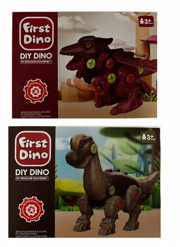 Dinozaur Do Skręcania W Zestawie śrubokręt Dla Dzieci