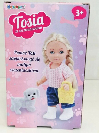 Lalka Tosia Ze Szczeniakami Zabawka Akcesoria Dla Dziewczynek
