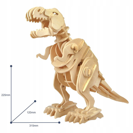 CHODZĄCY T-Rex Dinozaur z Dźwiękiem MODEL GRYZĄCY