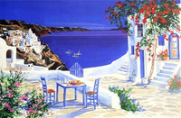 Diamentowa Mozaika Greckie Patio 30x40 Cm