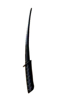 MIECZ WOJOWNIKA SKŁADANA CHOWANA KATANA 75 CM CZARNA