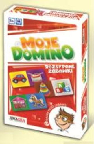 UKŁADANKA MOJE DOMINO ROZSYPANE ZABWKI