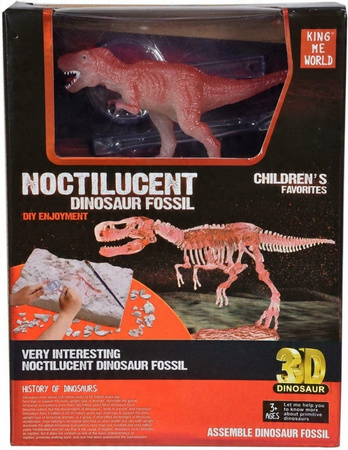 Skamielina Fluor Dinozaur Szkielet Tyranozaurus