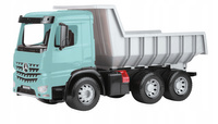 Duże Auto Wywrotka Mercedes Actros 3 osie Maxi Lena 63 cm Błękitna