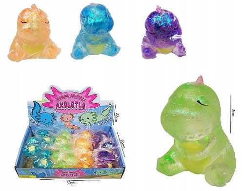 Gniotek Żelowy Dinozaur Zabawka Do Gniecenia Odstresowania Się Antystresowa