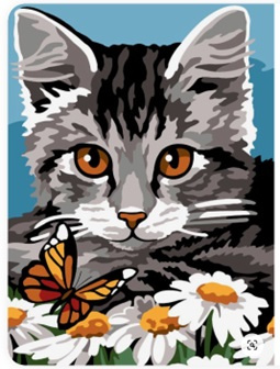 MALOWANIE PO NUMERACH Dla DZIECI + RAMA 40x30