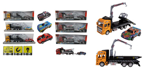 CIĘŻARÓWKA AUTO SAMOCHÓD TRUCK LAWETA POJAZD ZABAWKA DLA DZIECI