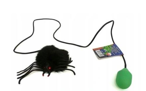 Skaczący Pajączek Na Sznurku Zabawka Z Pompką