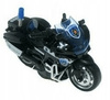 Motor Motocykl Model Czarny 13cm Funkcja Pull Back Efekty Świet/Dźwi