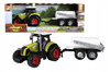 Ciągnik Traktor Z Przyczepą Zestaw Rolniczy Farmer Cysterna Światło Dźwięk