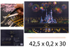 Zdrapywanka Wydrapywanka Dream Castle Zamek Na Tle Fajerwerków 75 X 52 Cm