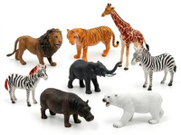 Figurki Dzikie Zwierzęta Afrykańskie 15-20 Cm Afryka Zwierzęta Z Zoo