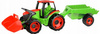 Ogromny Traktor Spychacz Xxl 107 Cm Z Ruchoma Łyżką + Przyczepa Lena