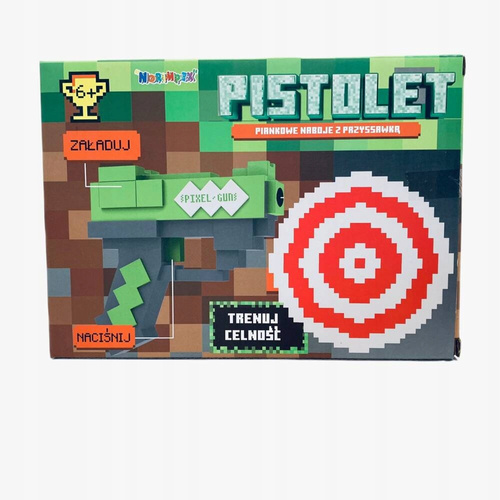 Pixel Gun Pistolet Na Piankowe Naboje Z Przyssawką