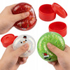 Gniotek Świąteczny Żelowy z Brokatem Sensoryczny Antystresowy Squishy MIX