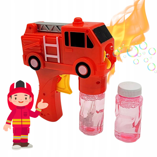 Aparat Pistolet Do Baniek Strażacki Straż Pożarna Duży Wytwarzajacy Bańki