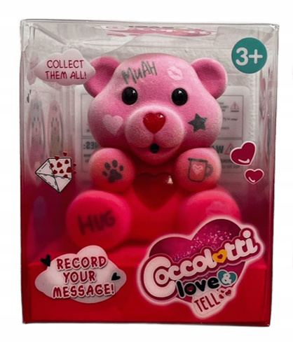 Miś z Serduszkiem, Funkcją Nagrywania i Melodyjką + Butelka do Karmienia