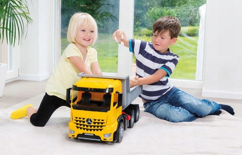 Ozdobne Pudełko Lena Maxi Duże Auto Wywrotka Mercedes 63 Cm Na prezent